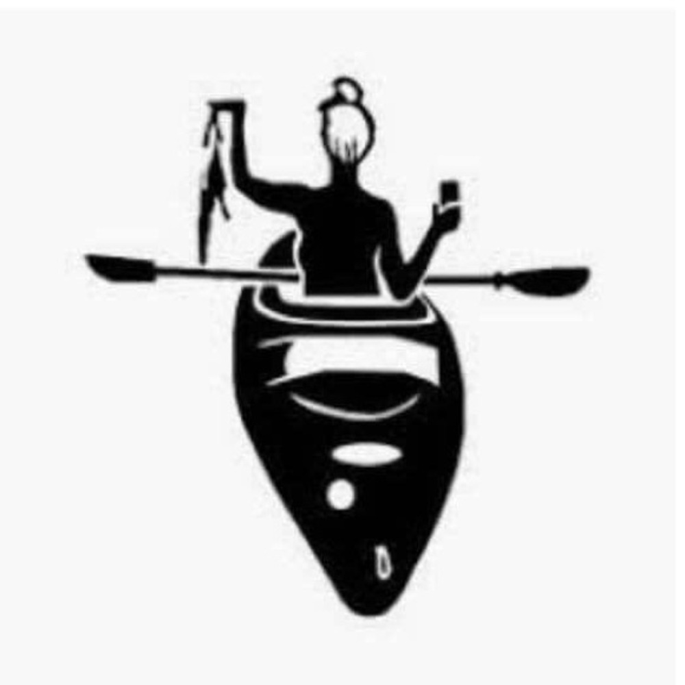 kayak vinyl decal